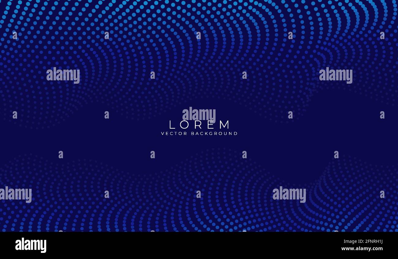 Vector background with color abstract wave dots Stock Vector