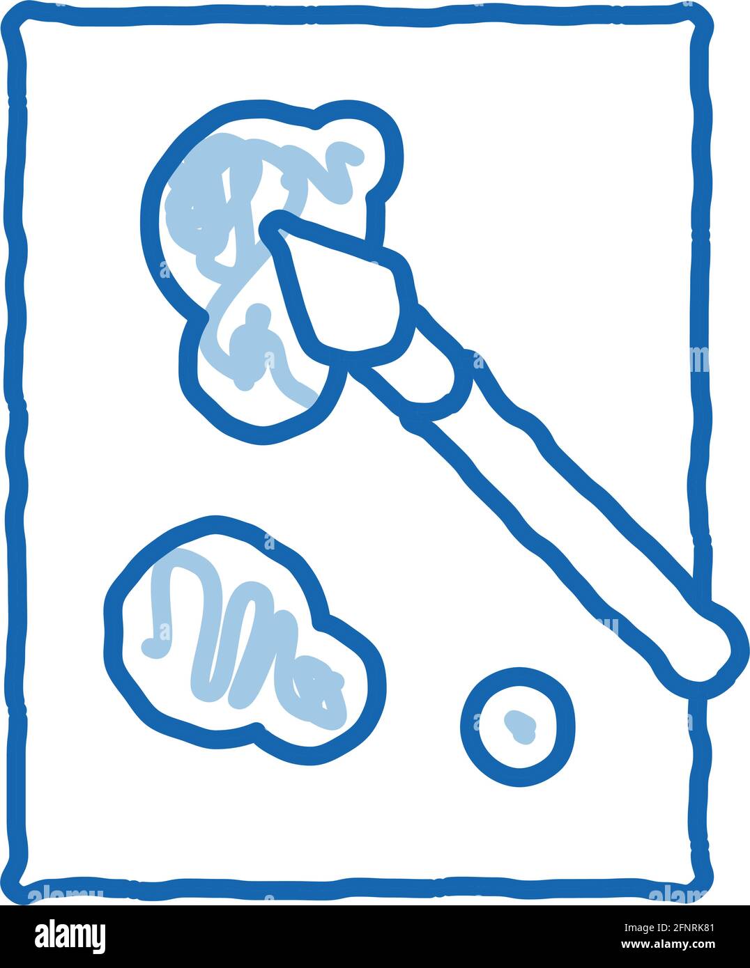 preschool education painting doodle icon hand drawn illustration Stock ...