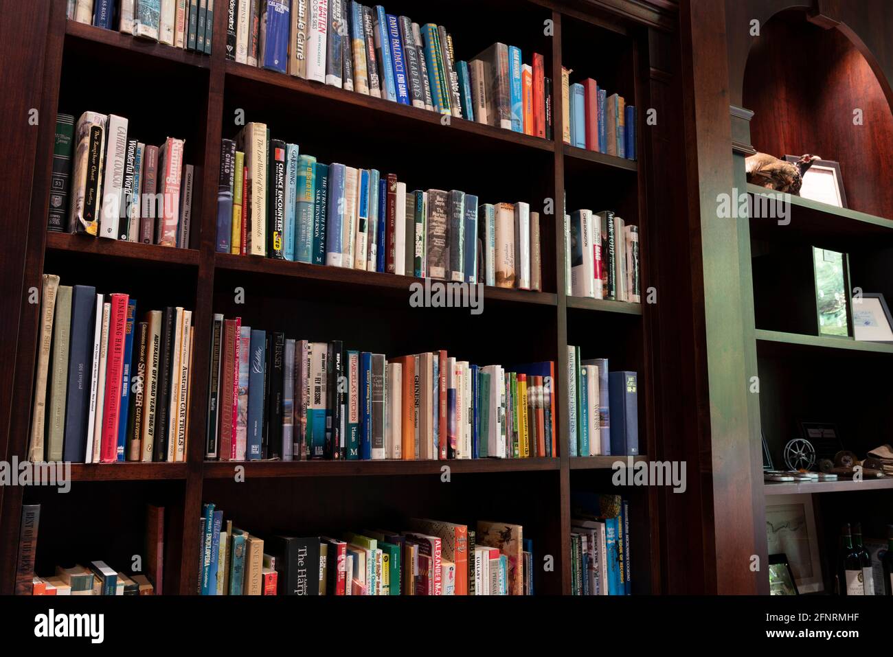 Rotorua New Zealand May 8 2021; Bookshelves and furniture inside