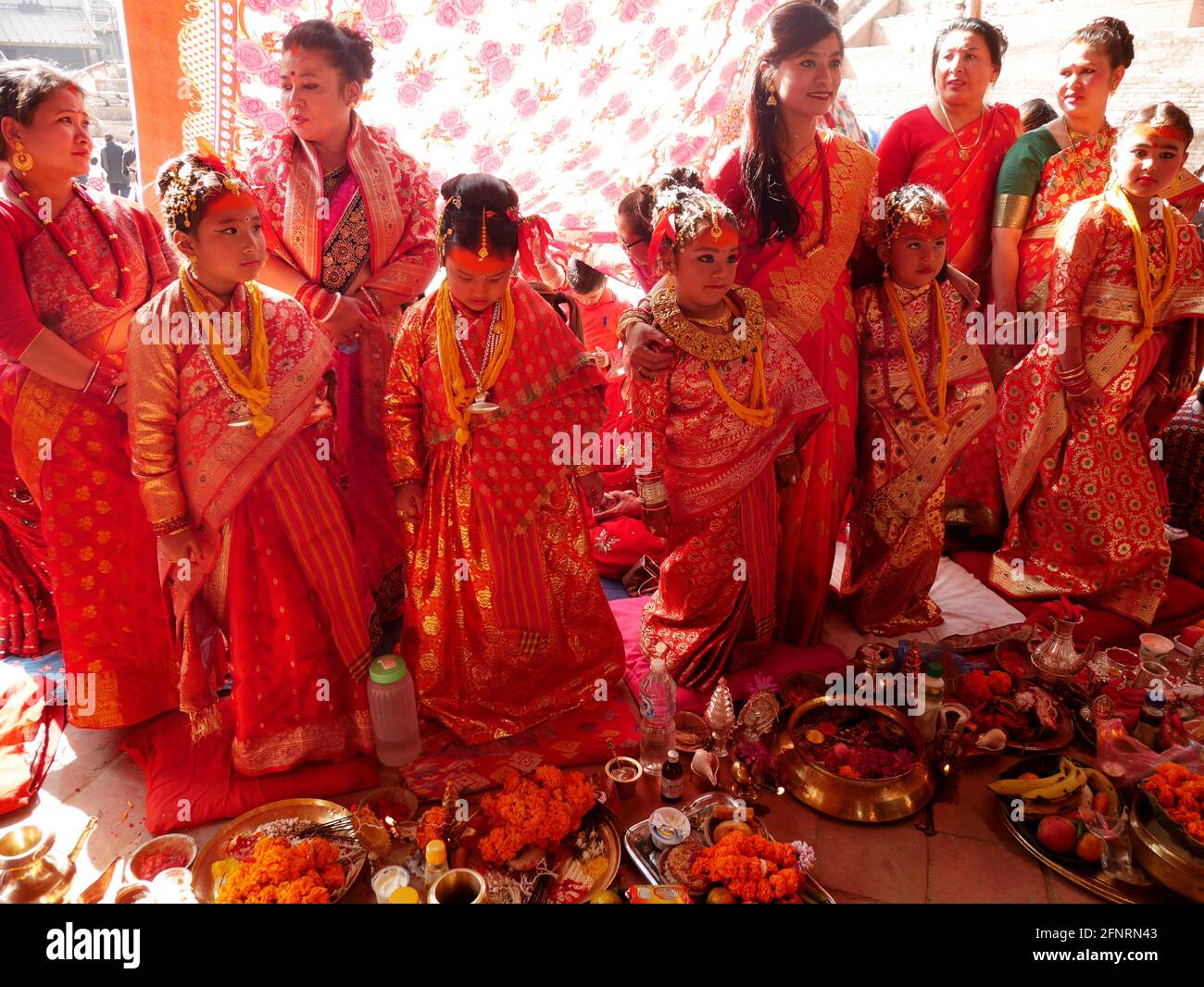 nepalese-girl-and-nepal-people-join-in-ceremony-ritual-selection