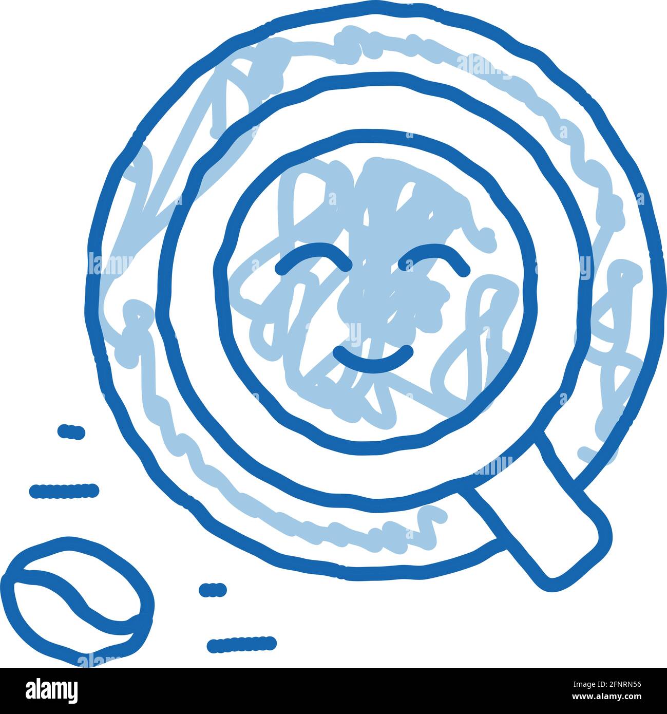 coffee cup doodle icon hand drawn illustration Stock Vector Image & Art ...
