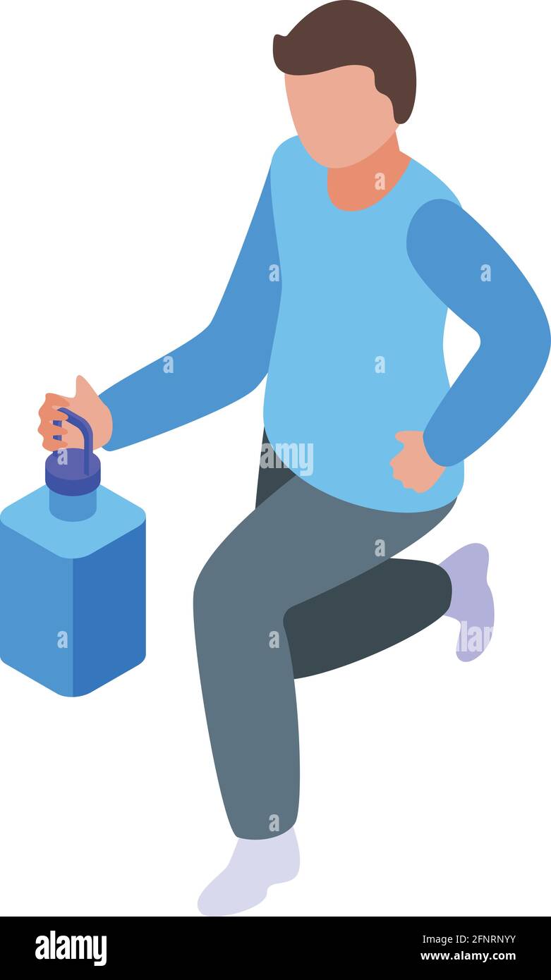 Home training icon. Isometric of Home training vector icon for web ...