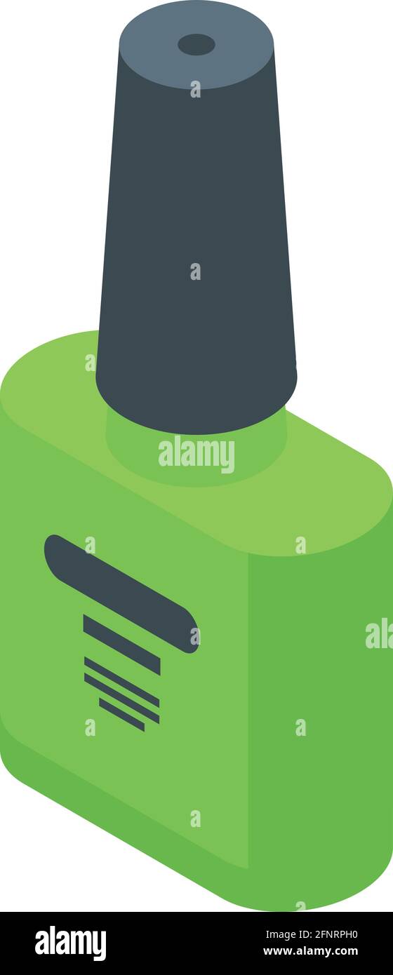 Polish gel icon. Isometric of Polish gel vector icon for web design ...
