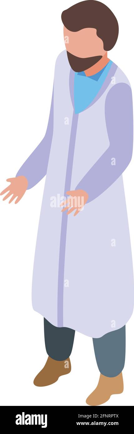 Doctor icon. Isometric of Doctor vector icon for web design isolated on ...