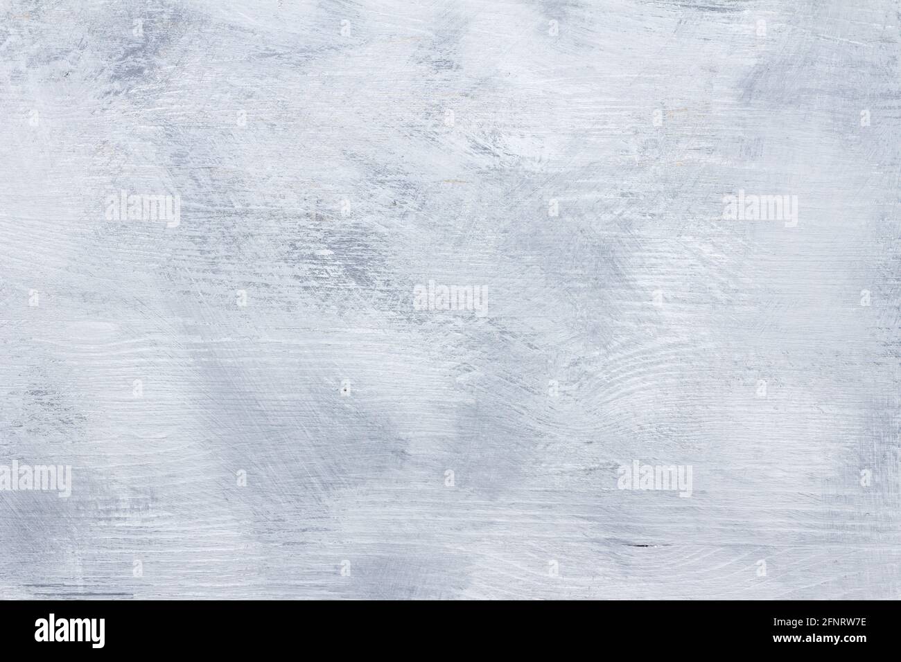 Light gray painted background. abstract texture. top view. horizontal Stock Photo