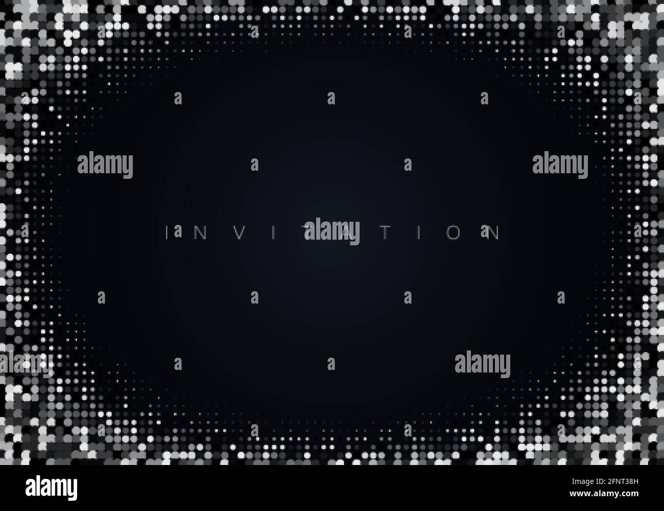 Silver glitter on black background Festive shiny background Vector eps10 Stock Vector