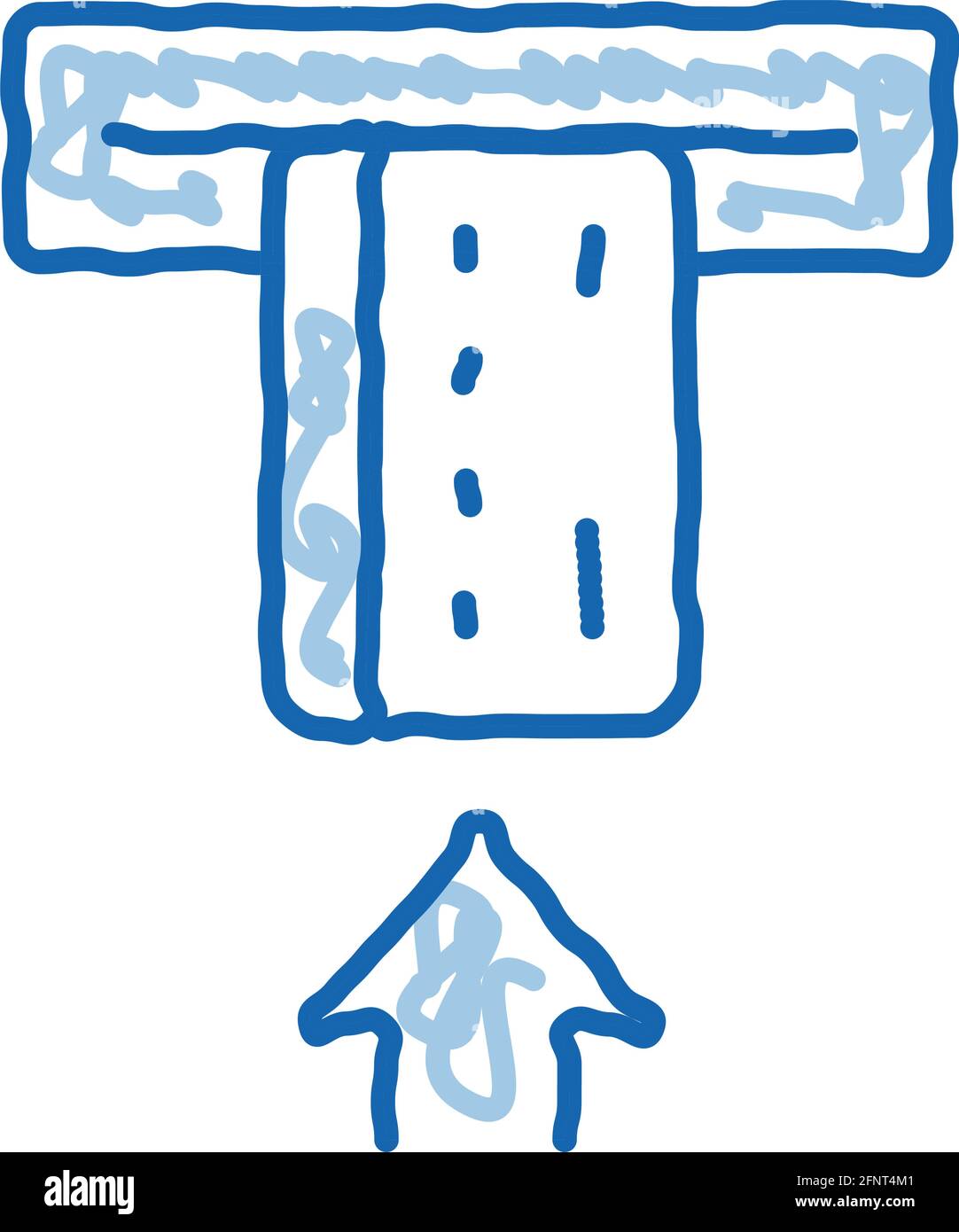 card insert in bank terminal doodle icon hand drawn illustration Stock ...