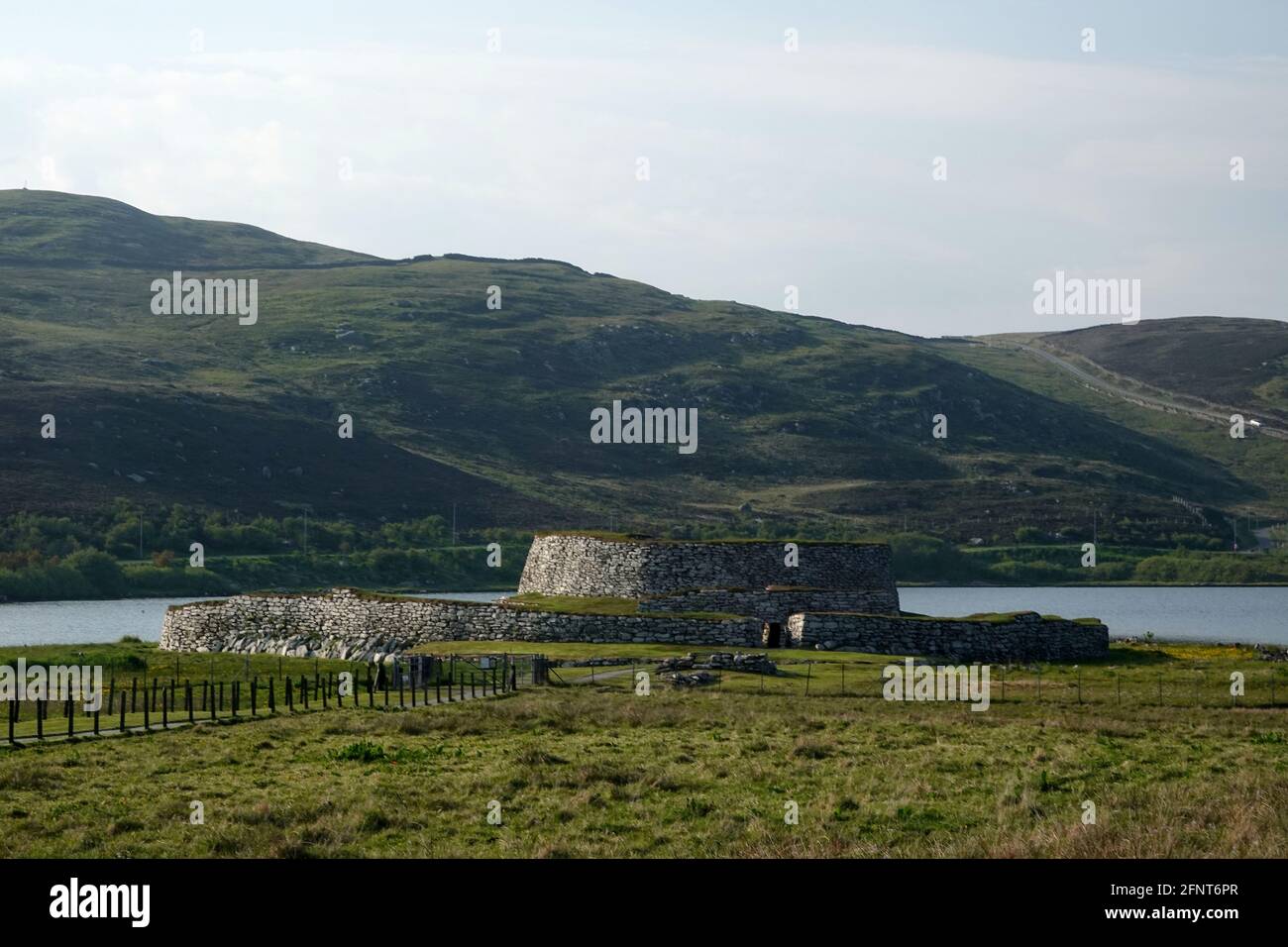 UK, United, Kingdom, GB, Great, Britain, Scotland, Shetland Islands, Lerwick, Broch of Clickimin Stock Photo