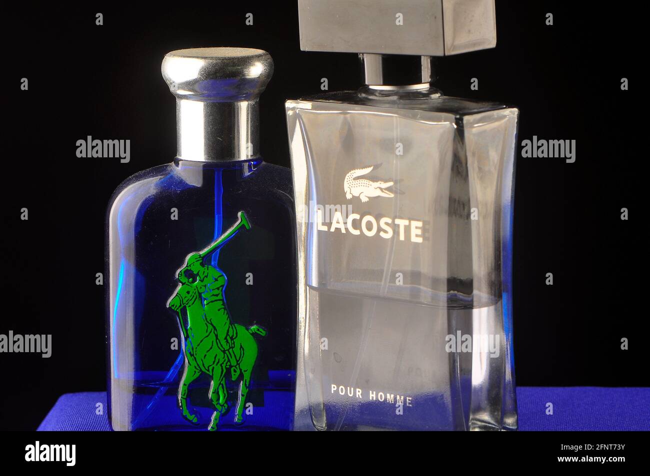 Lacoste and Polo parfum Stock Photo