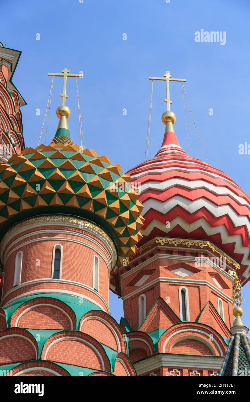 The colourful and iconic onion Domes of St Basil's Cathedral, Cathedral