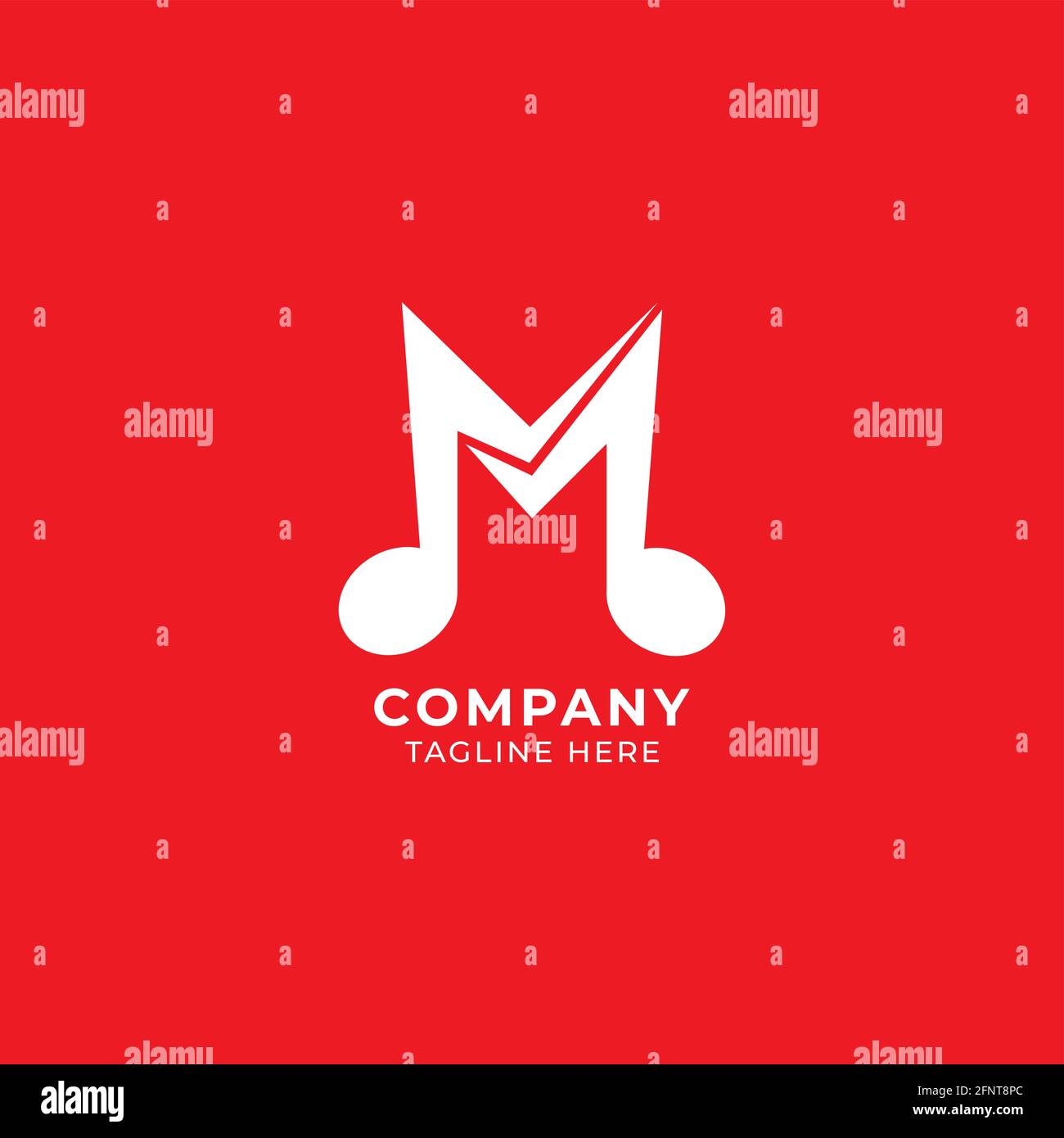 M note Stock Vector Images Alamy