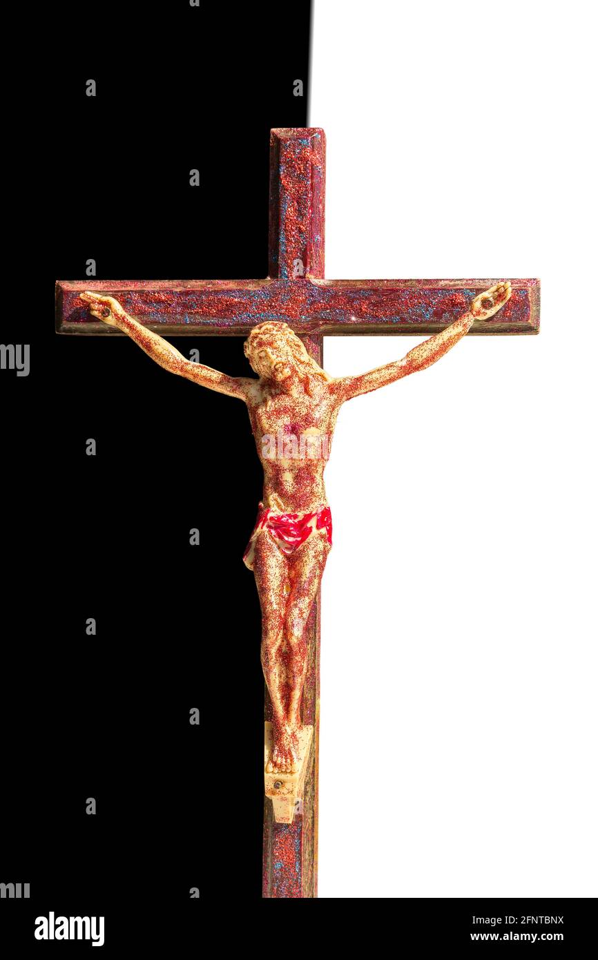 Jesu Christ on the cross Stock Photo