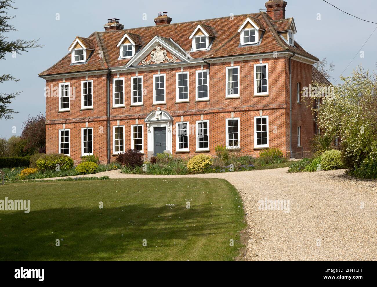 architecture of Bacton Manor House, Bacton, Suffolk, England