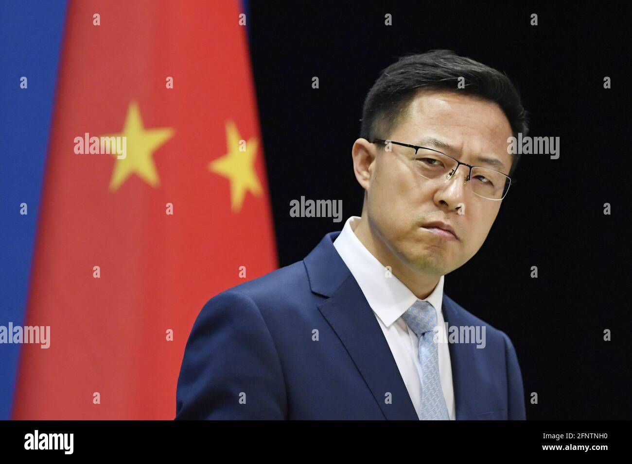 Chinese Foreign Ministry Spokesman Zhao Lijian Attends A Press Conference In Beijing On May 19 2021 Kyodo Kyodo Photo Via Credit Newscom Alamy Live News Stock Photo Alamy