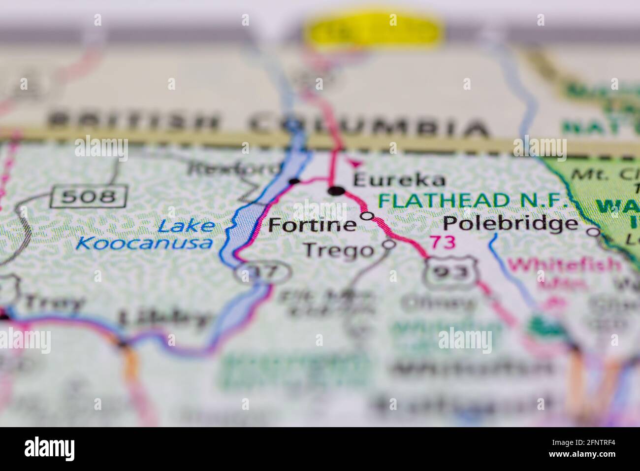 Fortine map hires stock photography and images Alamy