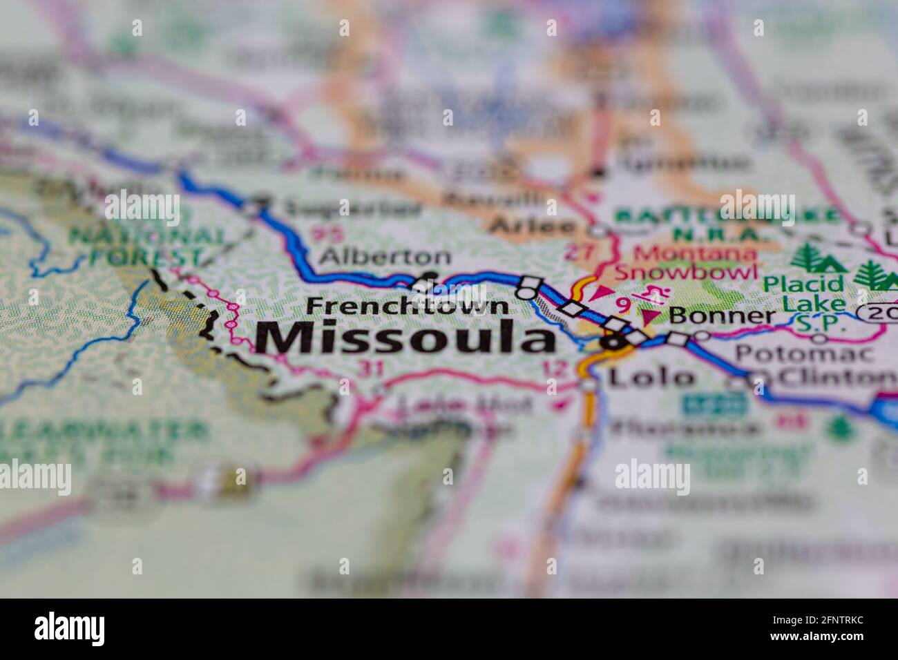 Map of frenchtown hires stock photography and images Alamy
