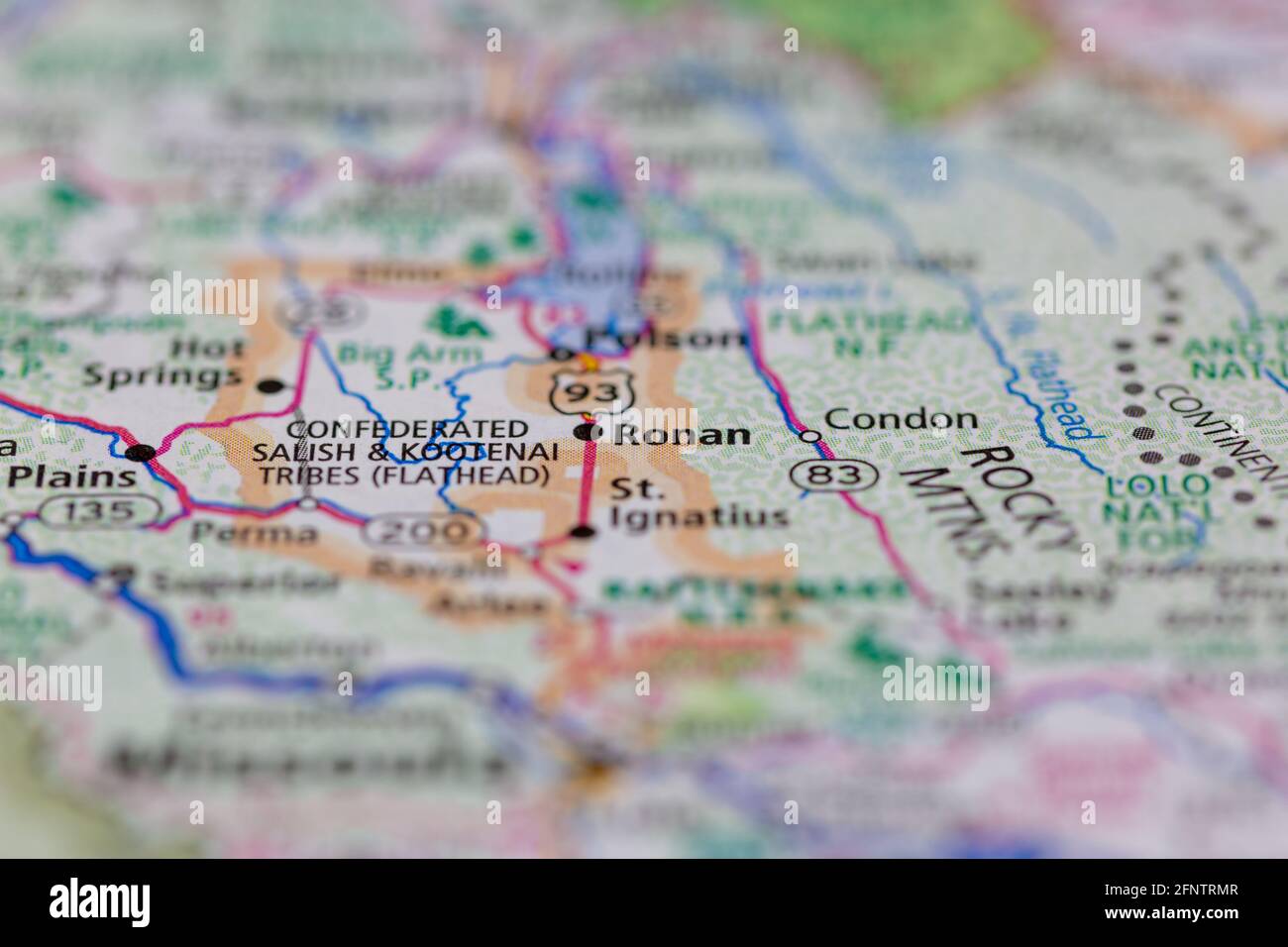 Map of ronan hires stock photography and images Alamy