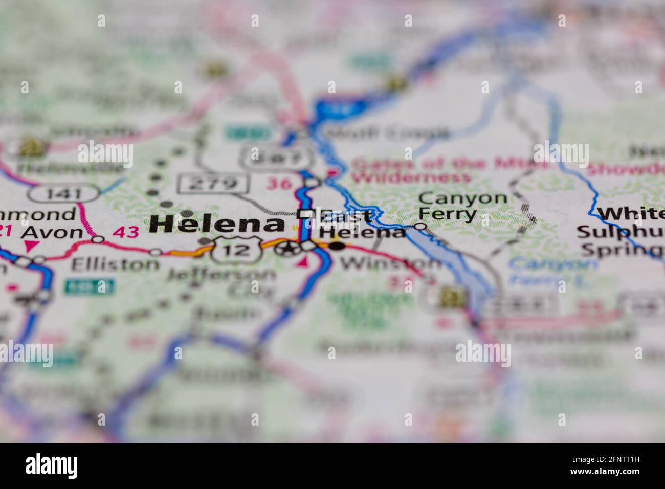 Map of east helena hires stock photography and images Alamy