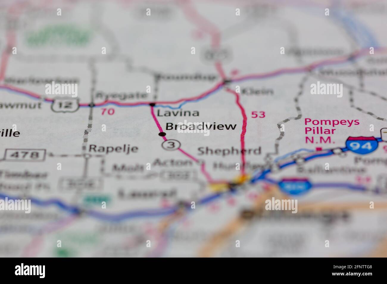 Map of broadview montana hires stock photography and images Alamy