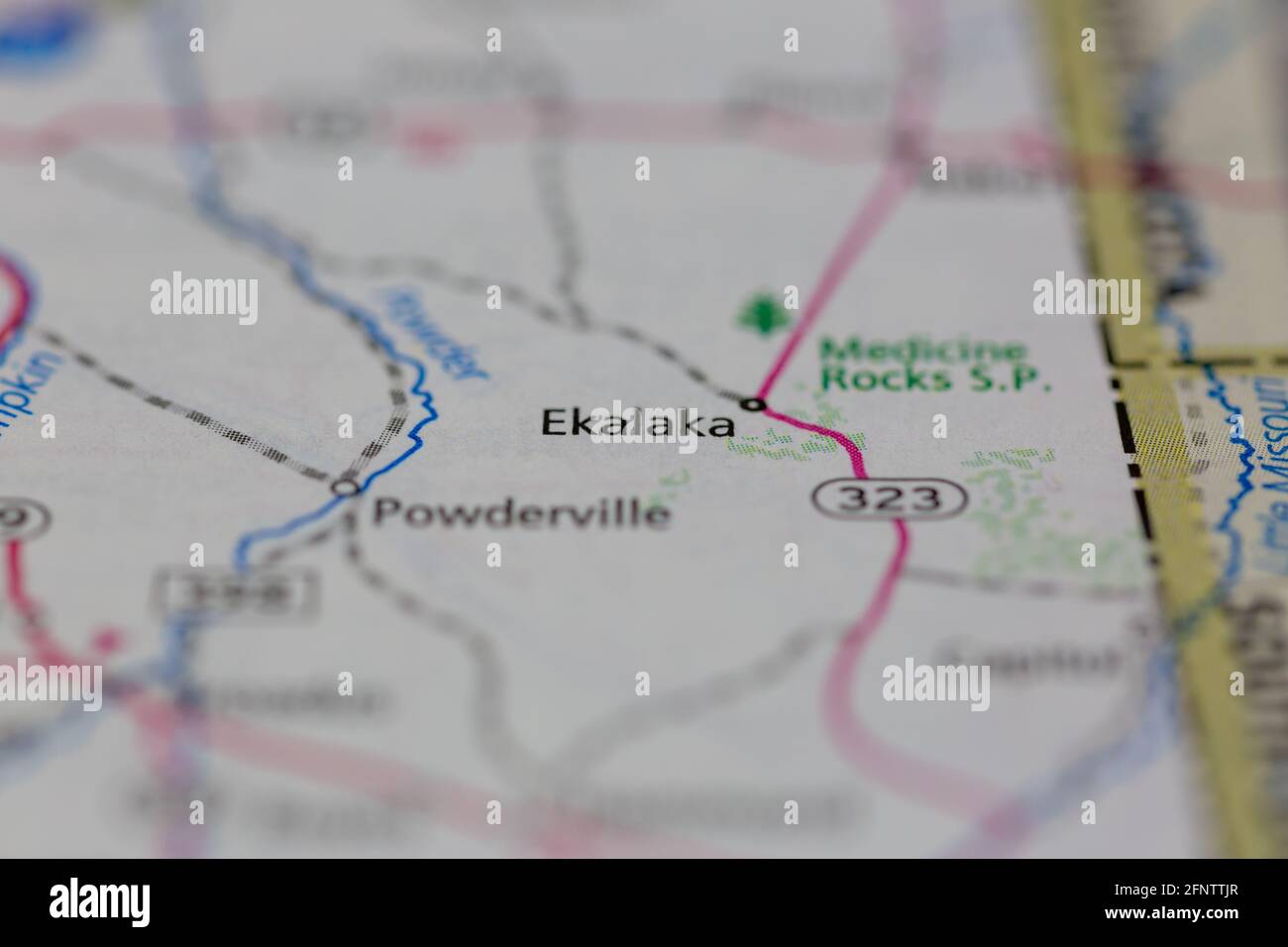 Ekalaka montana on a map hires stock photography and images Alamy