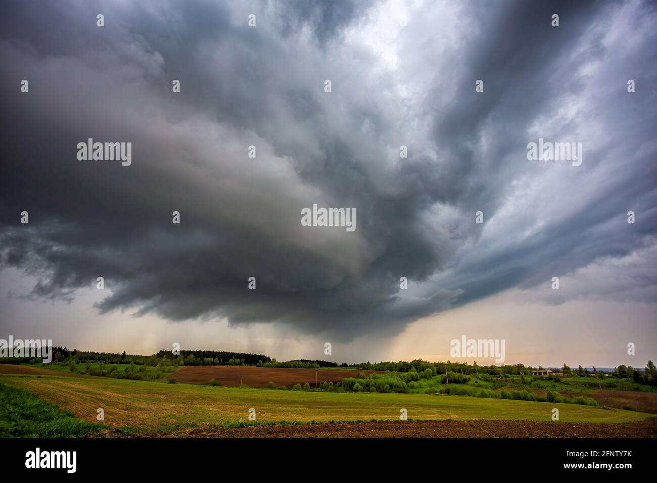 Severe Thunderstorm Clouds