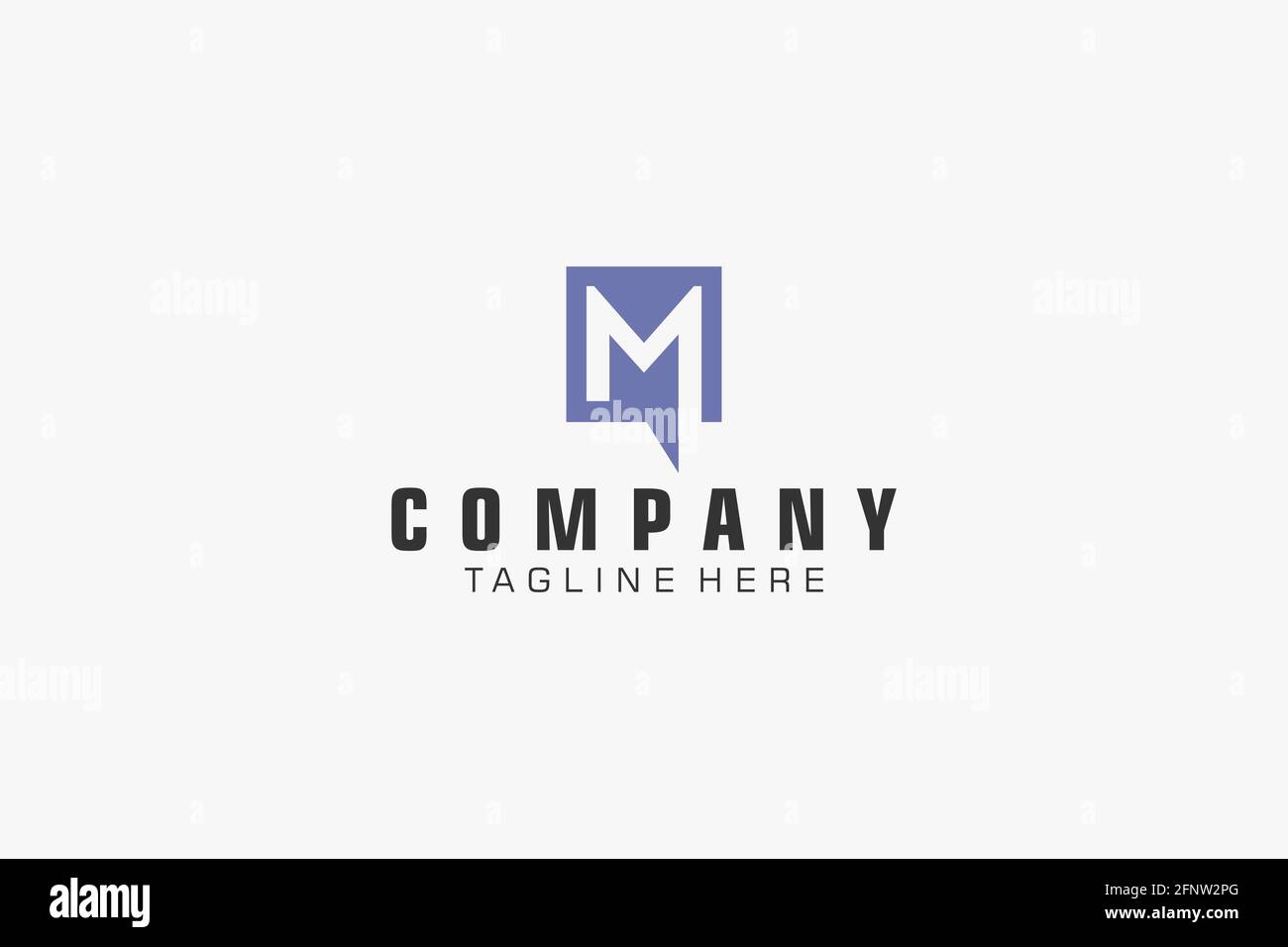 M logo design, Company logo Template