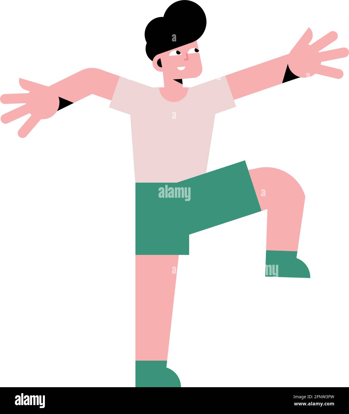 young boy playing character icon Stock Vector Image & Art - Alamy