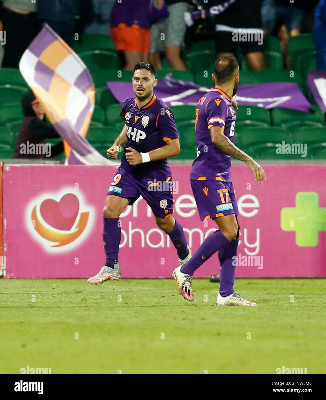 Score Perth 19th May 2021; HBF Park, Perth, Western Australia, Australia; A League ...
