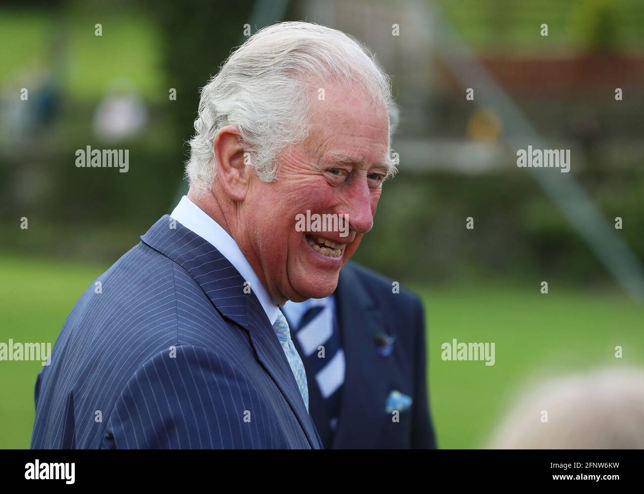 The Prince of Wales at Caledon Rovers FC during his visit to Caledon ...