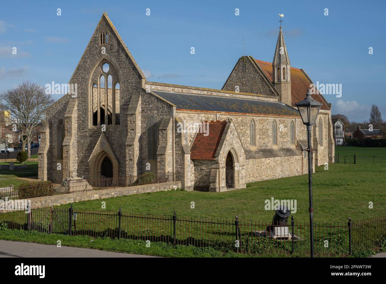 Royal Garrison Church at Southsea, Old Portsmouth, Hampshire Stock Photo