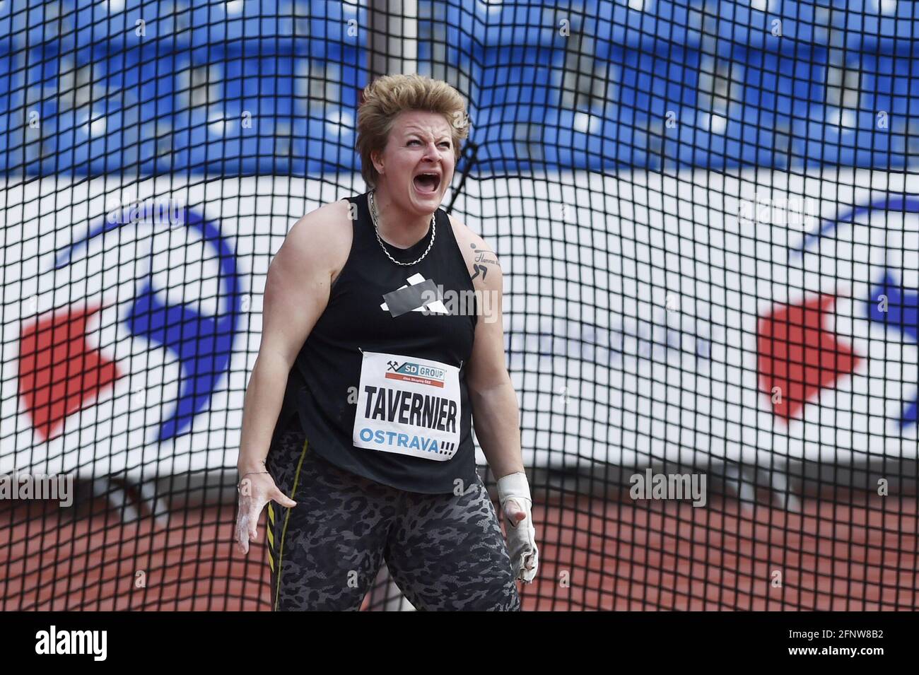 Ostrava, Czech Republic. 19th May, 2021. French athlete specialising in