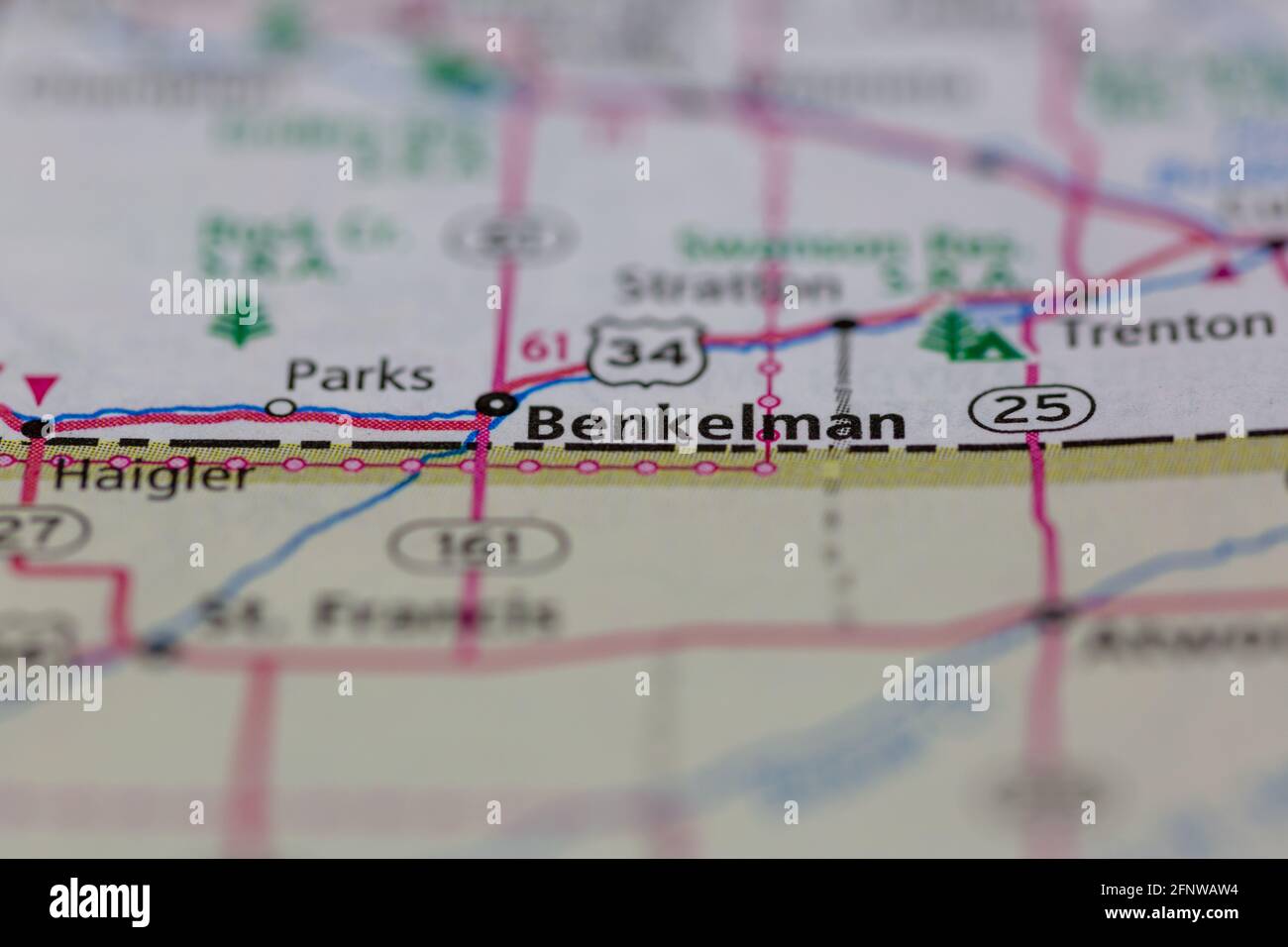 Benkelman nebraska map hires stock photography and images Alamy