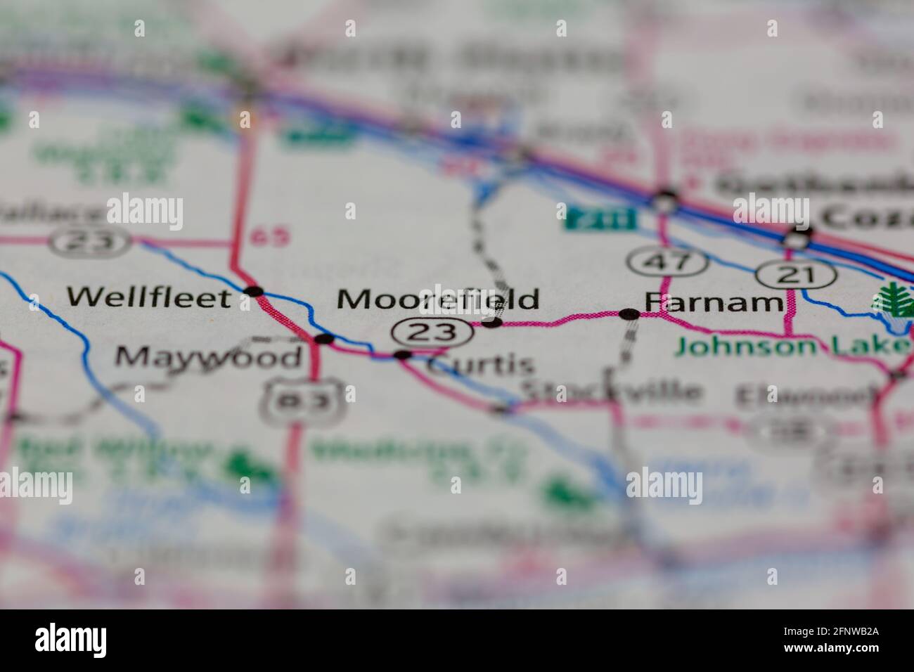 Moorefield nebraska map hires stock photography and images Alamy