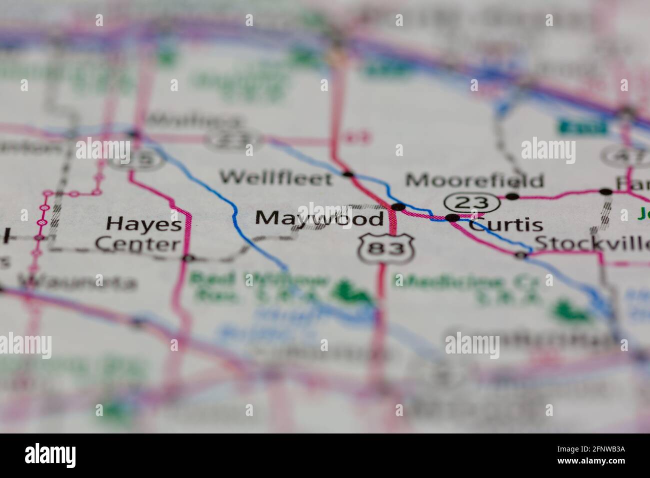 Map of maywood hires stock photography and images Alamy
