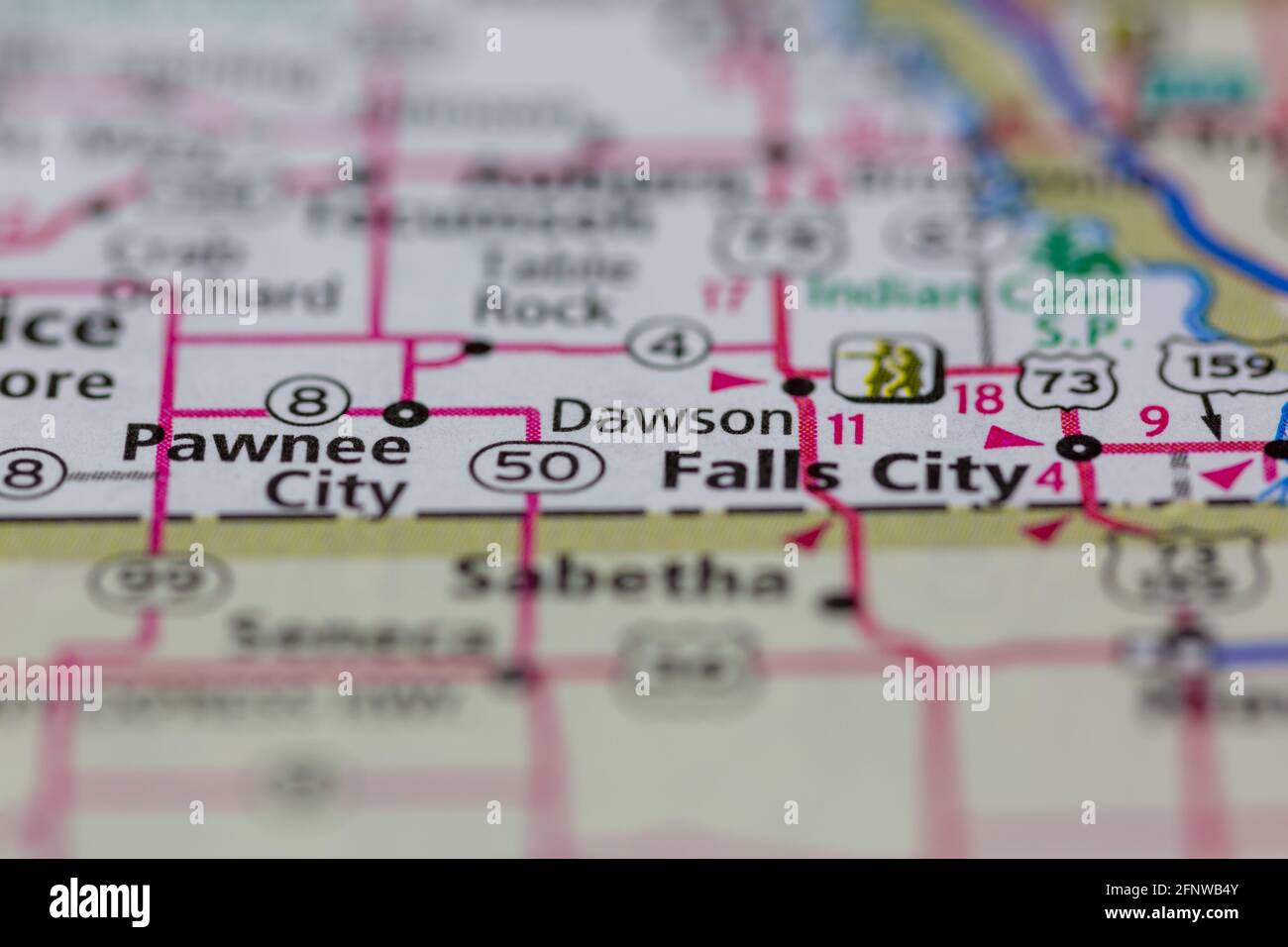 Map of dawson nebraska hires stock photography and images Alamy