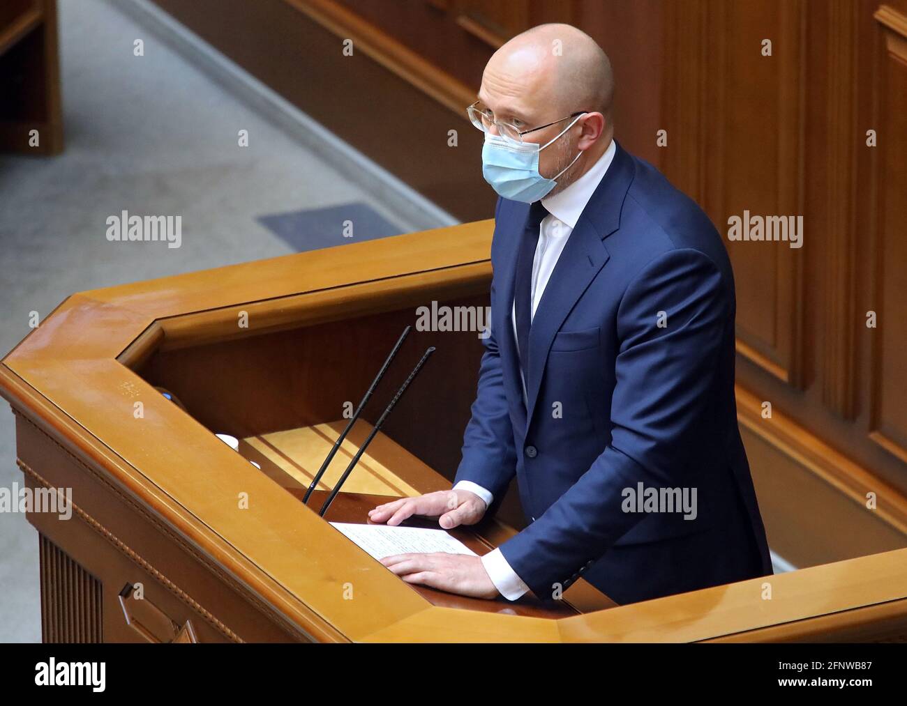 Non Exclusive: KYIV, UKRAINE - MAY 18, 2021 - Prime Minister of Ukraine ...