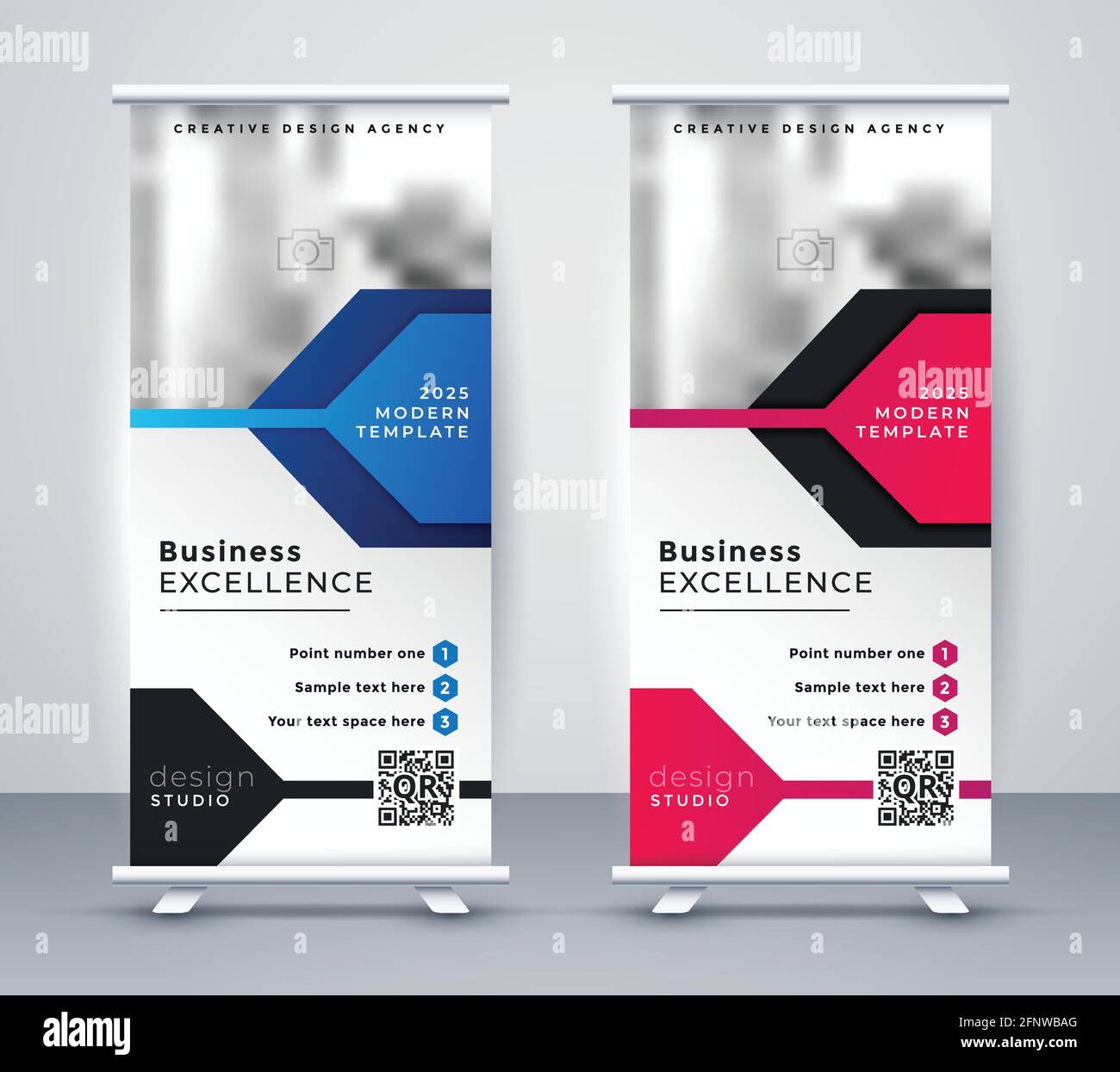 presentation roll up banner design Stock Vector Image & Art - Alamy Regarding Retractable Banner Design Templates