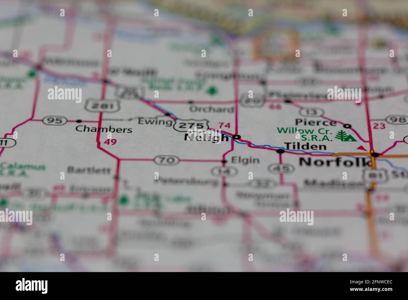 Map of neligh hires stock photography and images Alamy