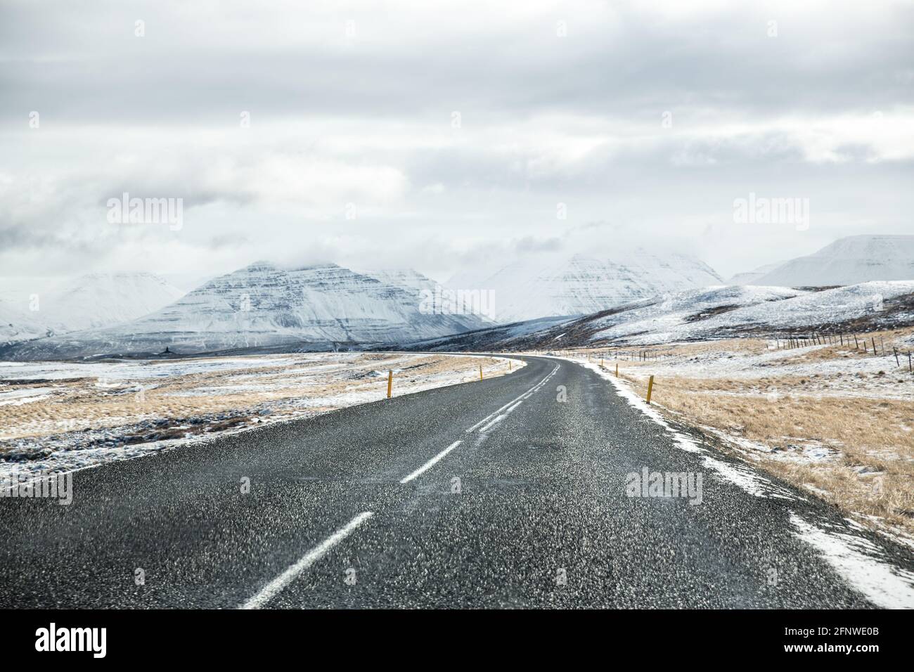 Roadtrip Iceland Stock Photo