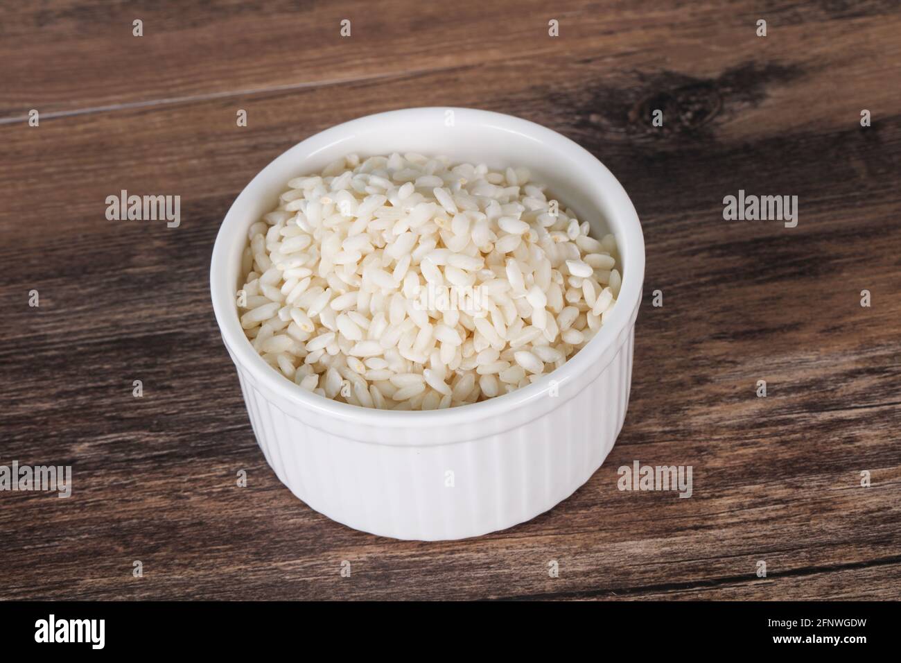 Raw Arborio rice for Italian risotto Stock Photo - Alamy