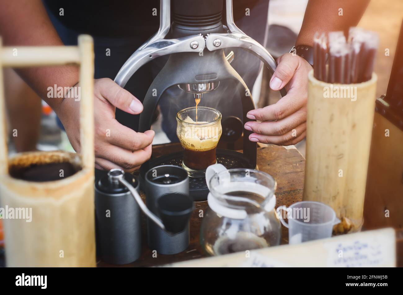 Handmade coffee maker hot sale