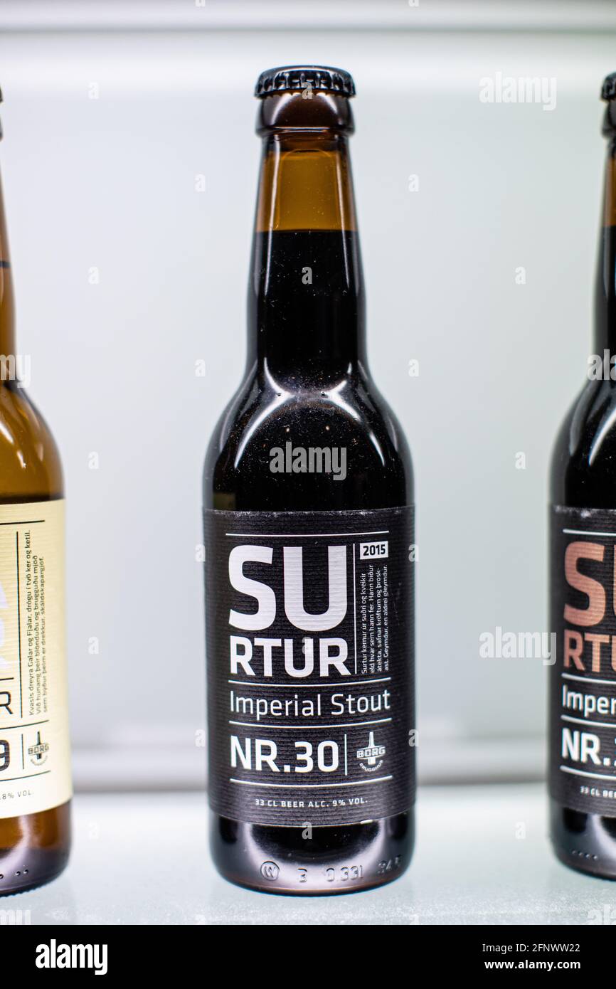 Craft Beer, Reykjavik, Iceland Stock Photo Alamy