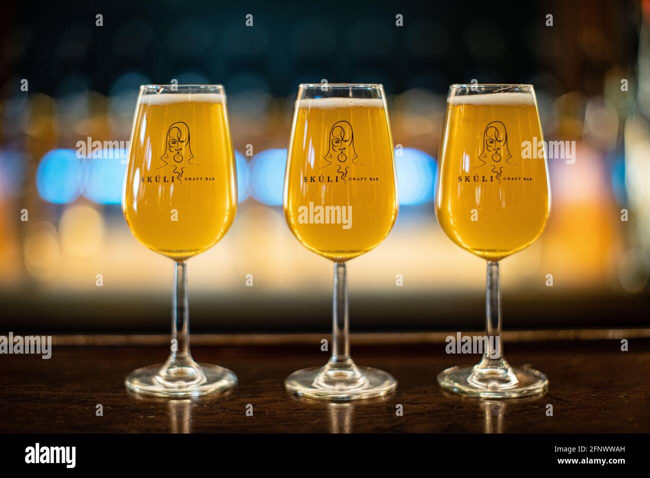 Craft Beer, Reykjavik, Iceland Stock Photo Alamy