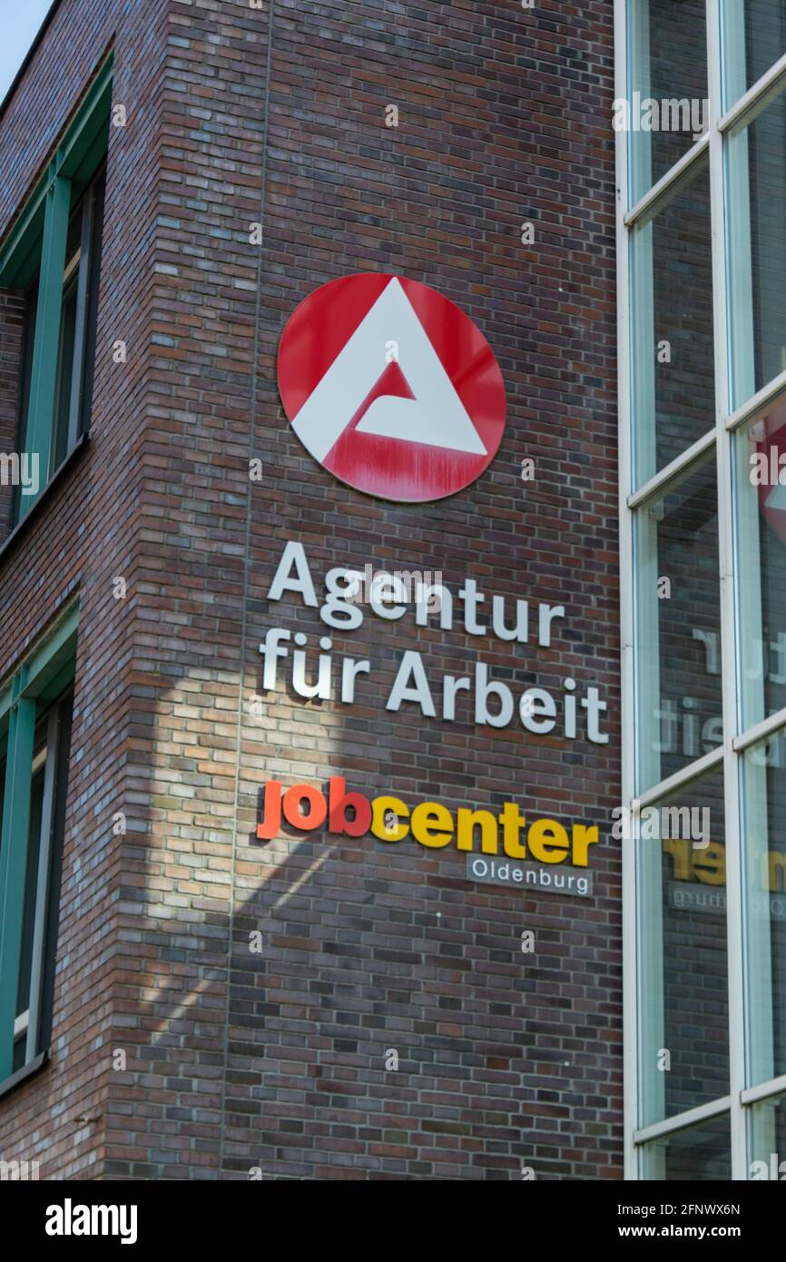 Employment Agency And Jobcenter In Oldenburg. Stock Photo