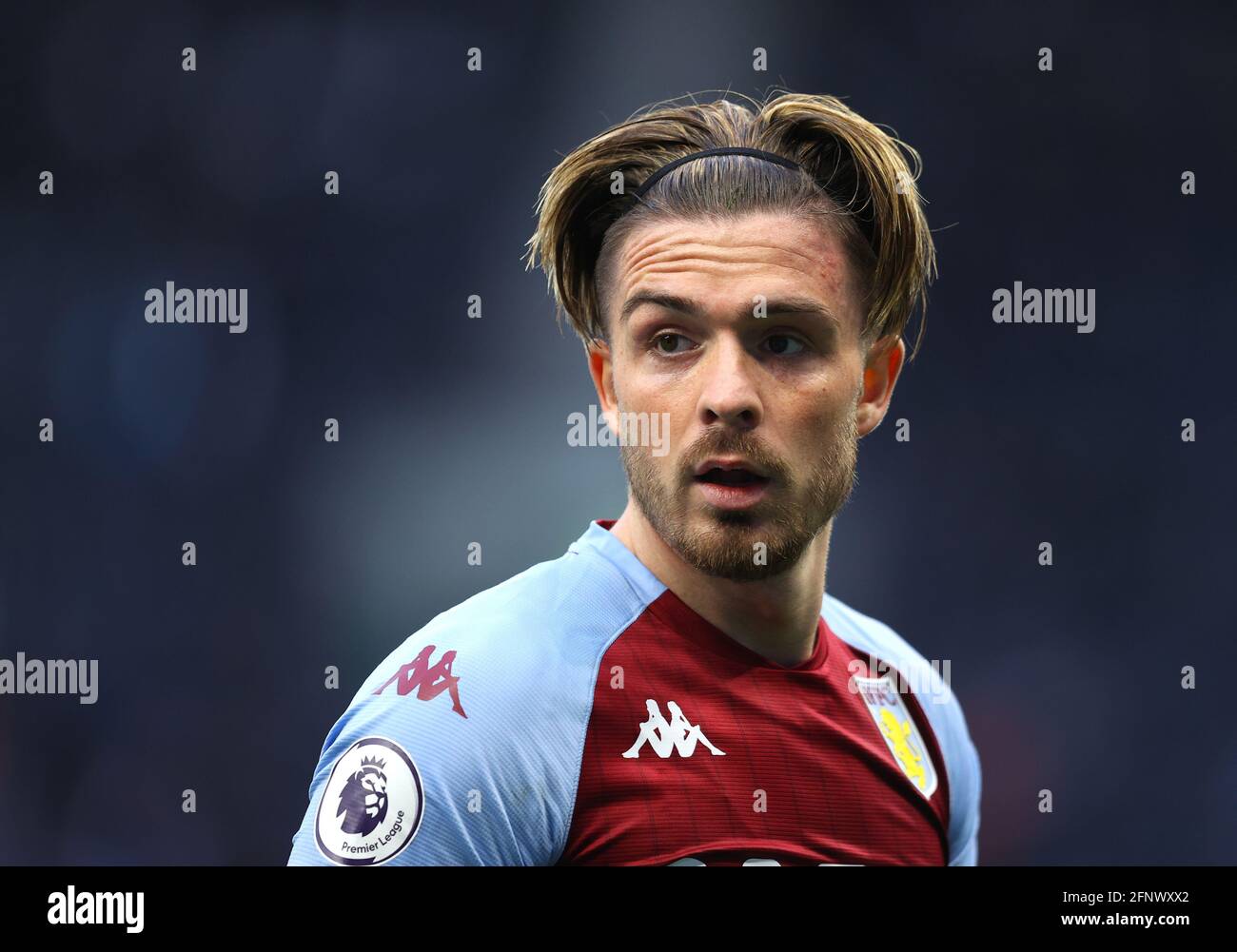 Aston Villa's Jack Grealish during the Premier League match at the