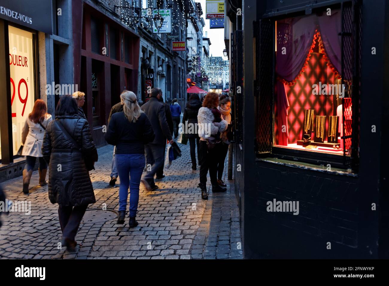 Noel à Liège en 2013 Stock Photo