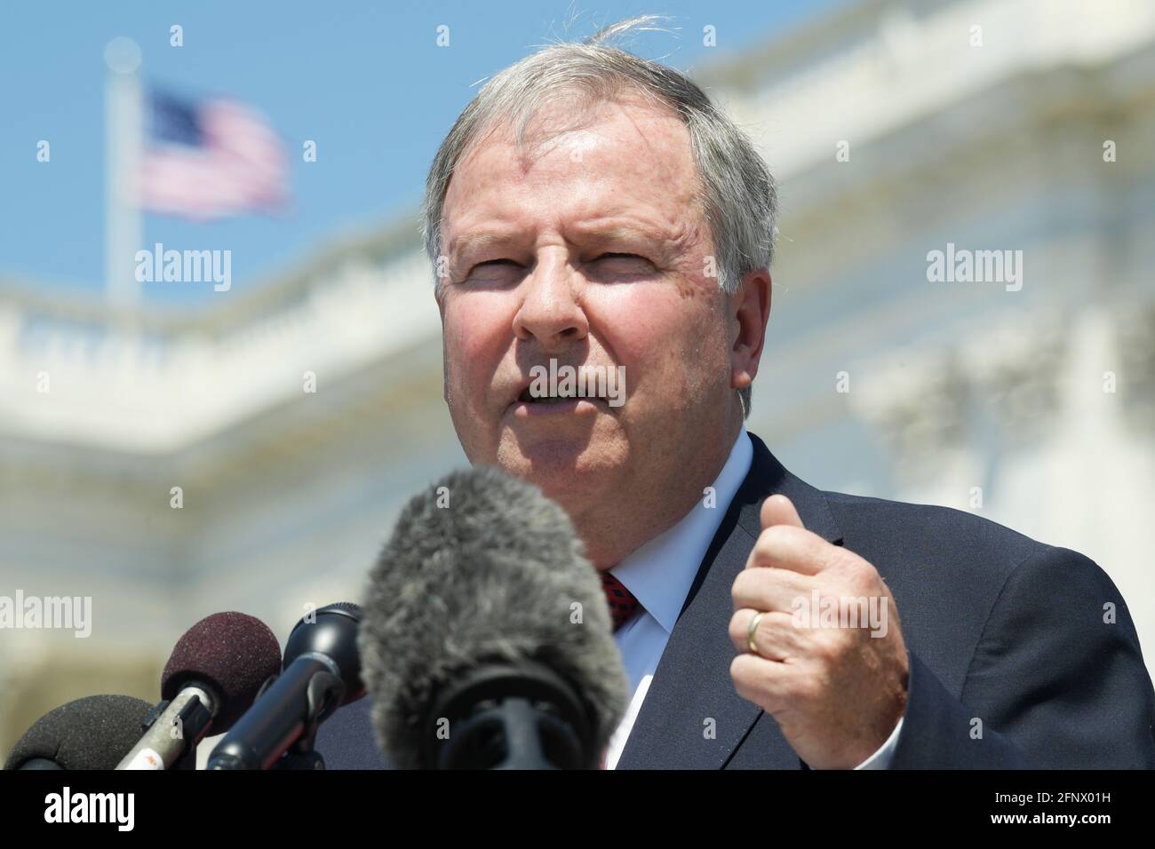 Washington, Distric of Columbia, USA. 19th May, 2021. Representative DOUG LAMBORN(R-CO) speaks during a press conference about Israel and Hamas conflict, today on May 25, 2021 at House Triangle in Washington DC, USA. Credit: Lenin Nolly/ZUMA Wire/Alamy Live News Stock Photo
