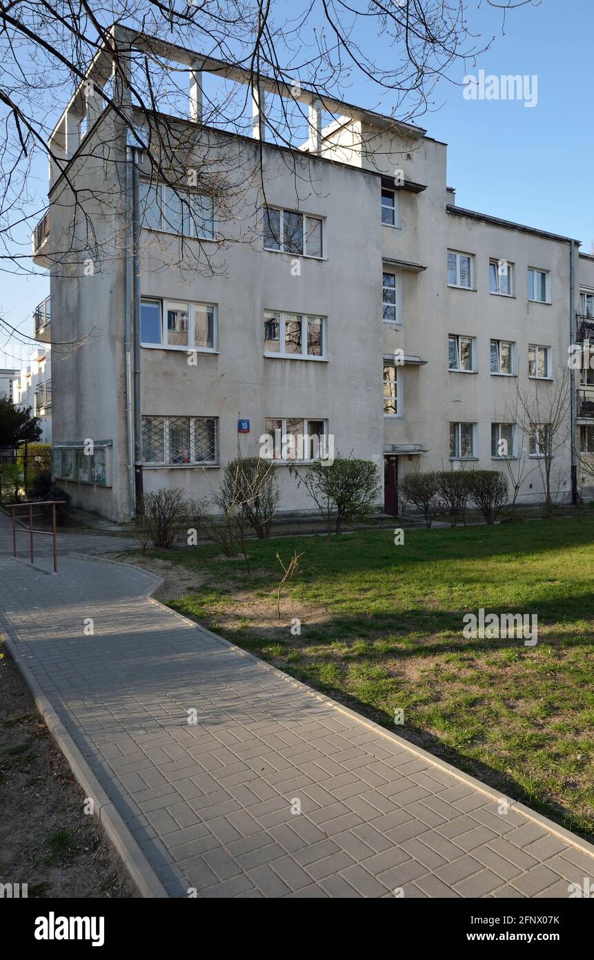 Residential building of Warsaw Housing Cooperative, Zoliborz district