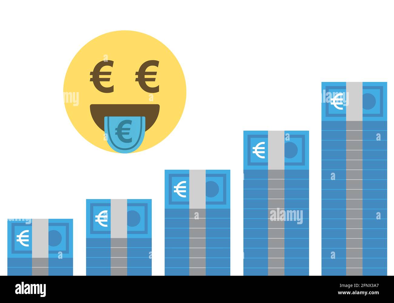 Cash face emoji euro hi-res stock photography and images - Alamy