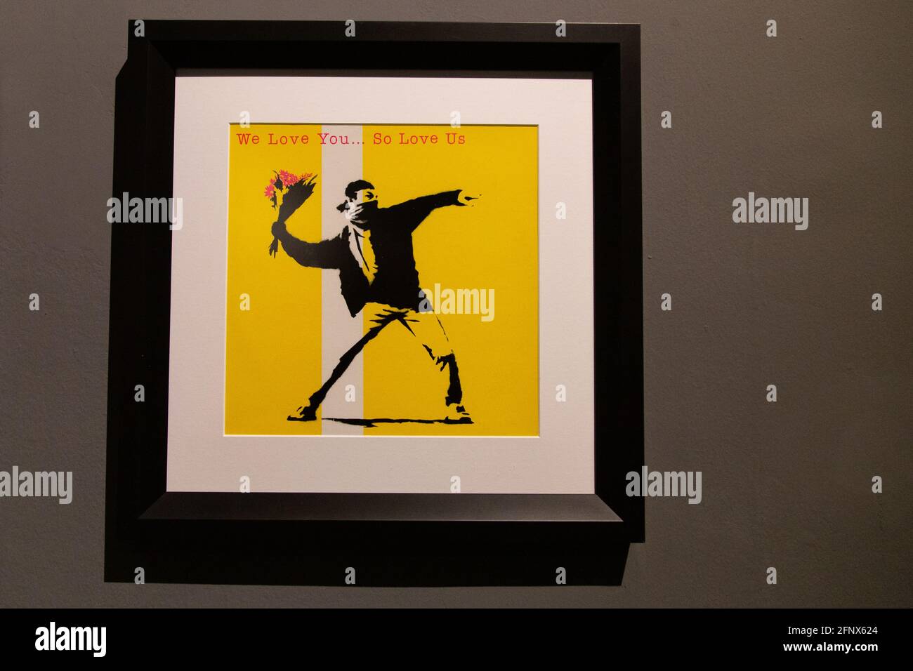 Rome, Italy. 19th May, 2021. New exhibition on Bansky, the most famous